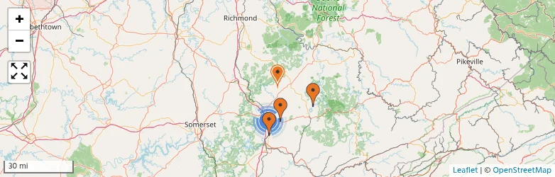 Related schools map