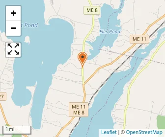 Map of Central Maine Learning Center