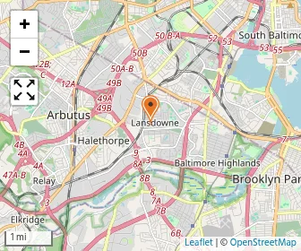 Map of Sisters Academy Of Baltimore