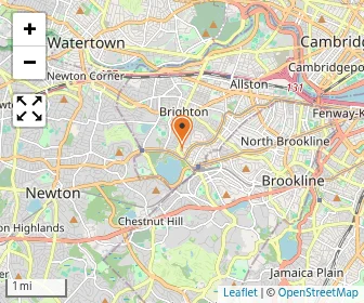 Map of Bais Yaakov Of Boston High School
