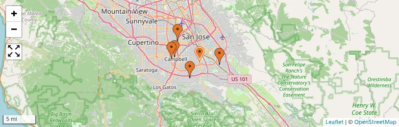 Related schools map