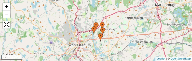 Related schools map