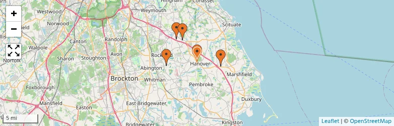 Related schools map