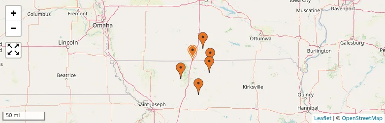 Related schools map