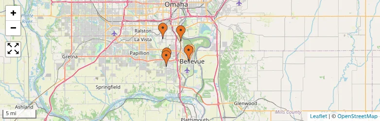 Related schools map