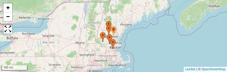 Related schools map