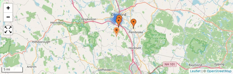 Related schools map