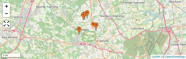 Related schools map