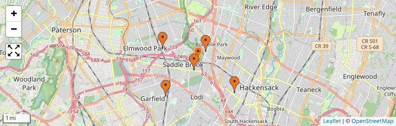 Related schools map