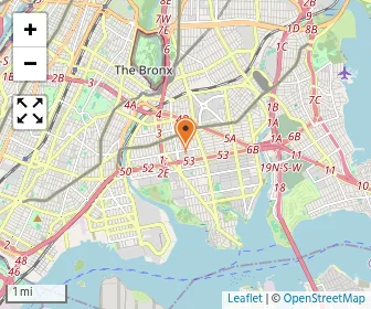 Map of Bronxdale Nursery & Kindergarten