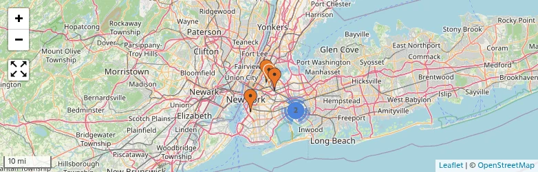 Related schools map