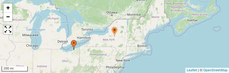 Related schools map