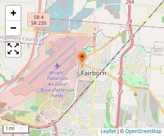 Map of Fairborn Preschool & Daycare Center