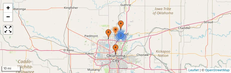 Related schools map