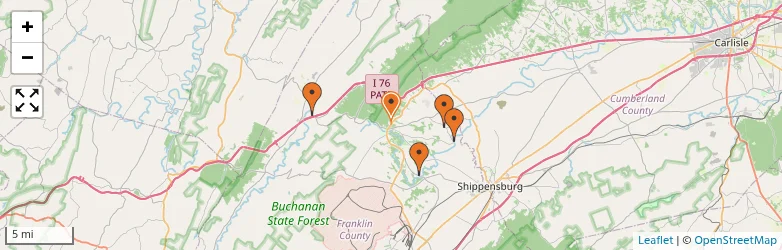 Related schools map
