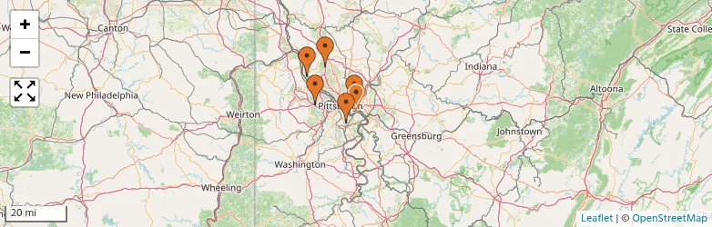 Related schools map