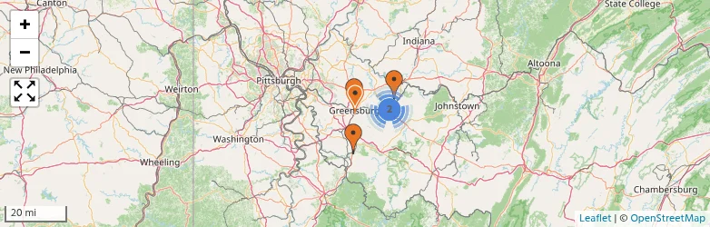 Related schools map