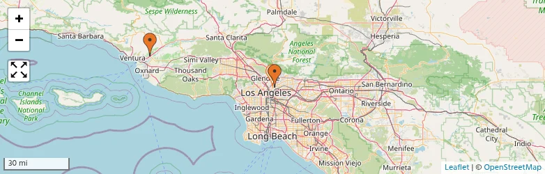 Related schools map
