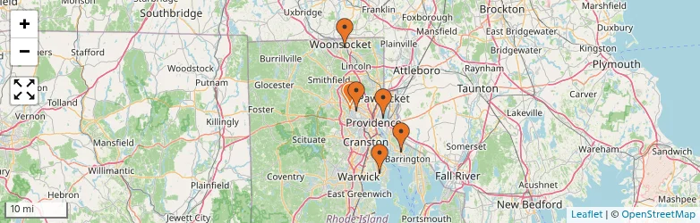 Related schools map