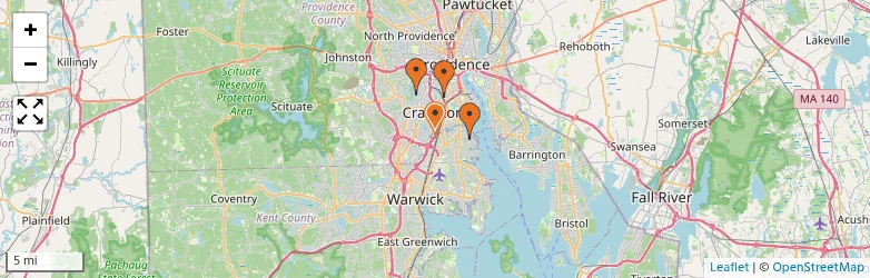 Related schools map