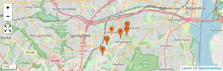 Related schools map