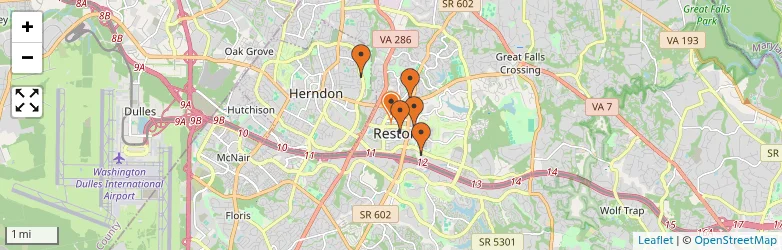 Related schools map