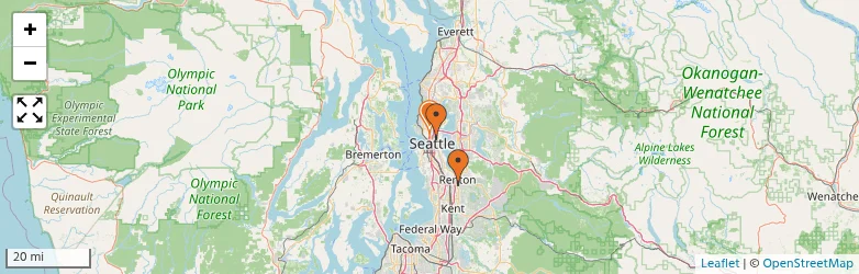 Related schools map