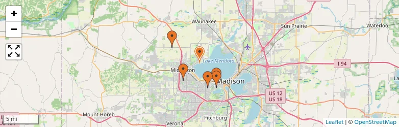 Related schools map