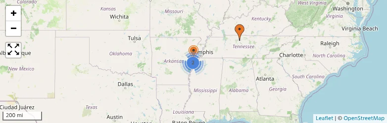 Related schools map