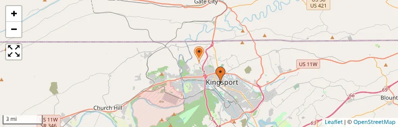 Related schools map