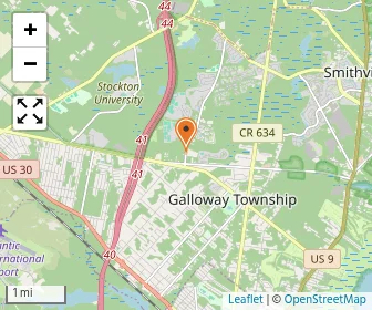 Map of Jersey Shore Baptist Academy