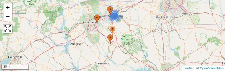 Related schools map