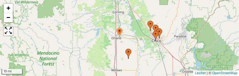 Related schools map