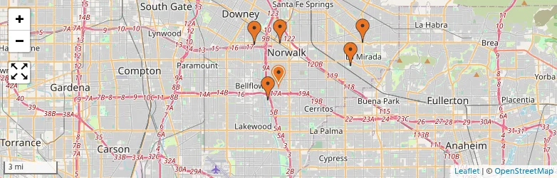 Related schools map