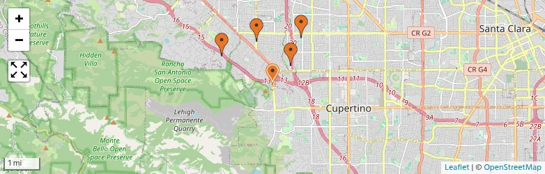 Related schools map