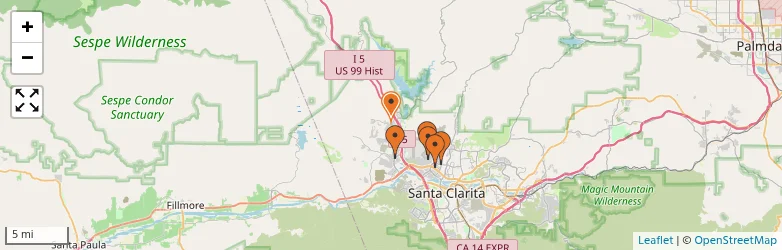 Related schools map