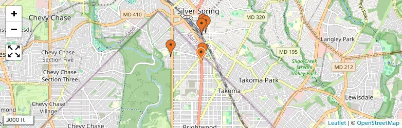 Related schools map
