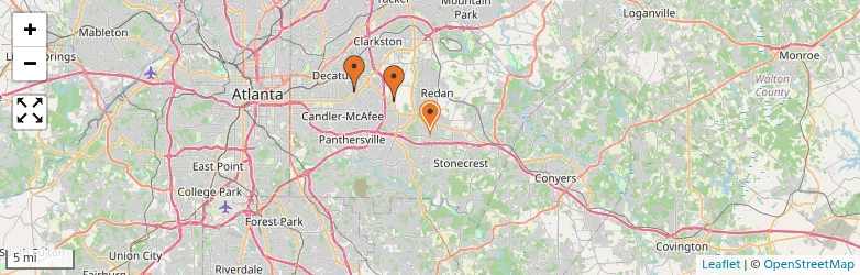 Related schools map