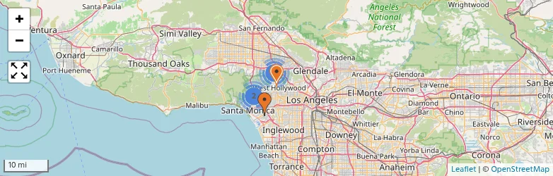 Related schools map