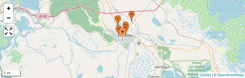 Related schools map