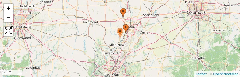 Related schools map