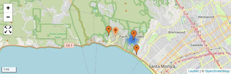 Related schools map