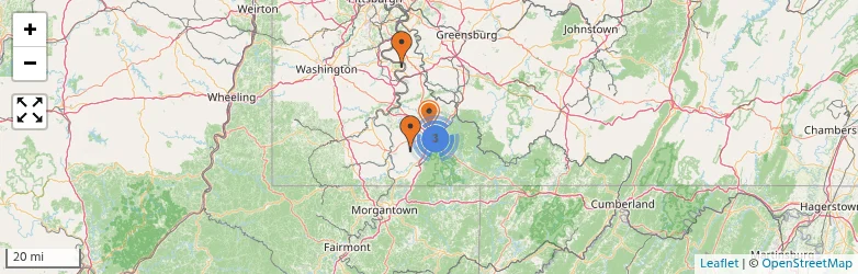 Related schools map