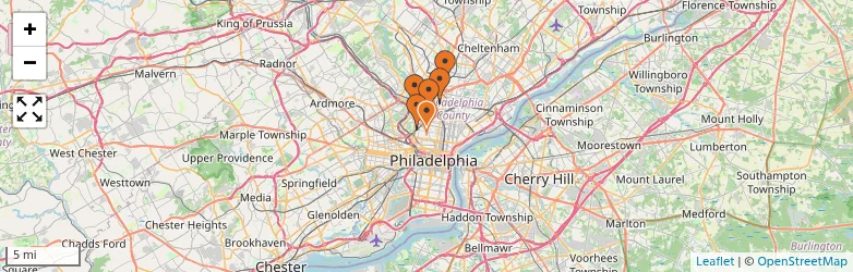 Related schools map