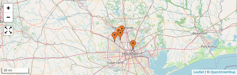 Related schools map