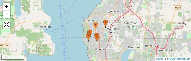 Related schools map