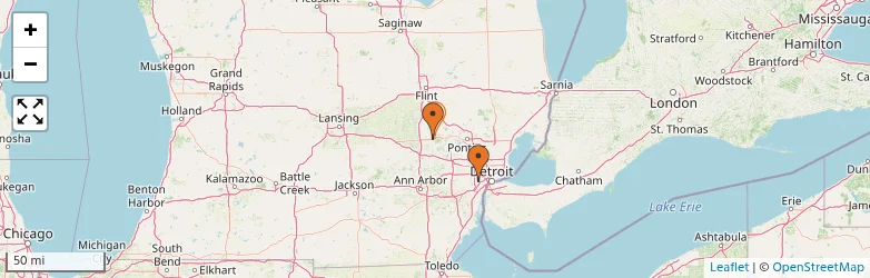 Related schools map