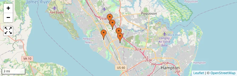 Related schools map