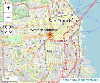 Map of San Francisco Friends School