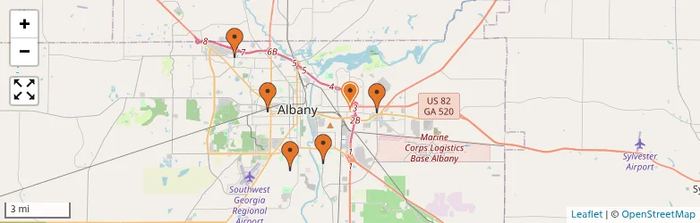 Related schools map